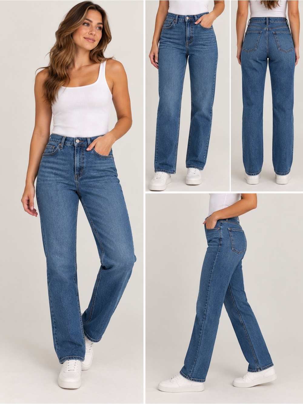 Levi Strauss Signature Women’s Size 10 Vintage High Rise Straight Leg Jeans